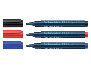 Viltstift Schneider Maxx 130 Rond Zwart 1-3mm - 2