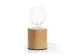 Vellight Tafellamp Lampvoet E27 Cillinder Eikenhout 9x9x9cm