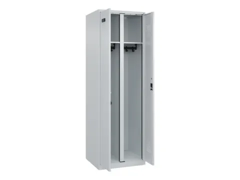 locker voor scheiding van kleding,HxBxD 1850x600x500mm,2vak