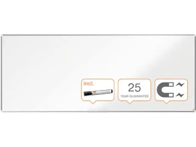 Nobo Whiteboard 120x300cm Premium Plus Magnetisch Emaille