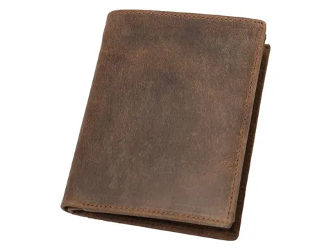 Portefeuille Alassio 12x9.5x2.5cm Leer bruin