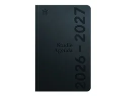 Schoolagenda 2026-2027 Ryam Studie DeLuxe 7dagen/2pagina's zwart