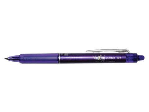 Rollerpen Pilot Frixion Ball Clicker 0.7mm Medium punt Paars