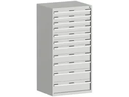 ladekast,HxBxD 1600x800x650mm,11lade(n),lade voor normale belastingen