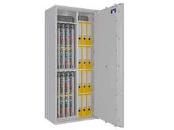 sleutelkluis,HxBxD 1550x650x420mm,896haak,legborden,romp RAL7035