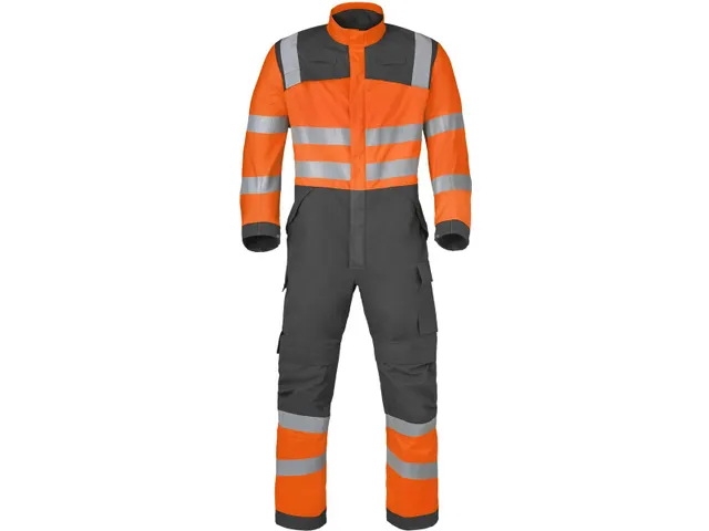 Havep 20436 coverall, houtskool/oranje, maat 44, per stuk