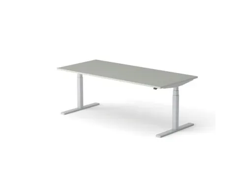 Elektrisch ihv bureau HxBxD 640-1300x2000x900mm blad grijs