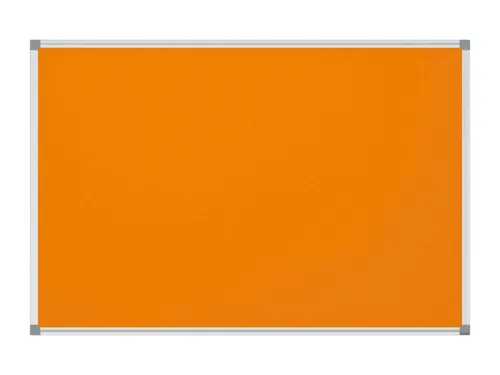 Prikbord MAULstandaard 90x180cm Textiel Oranje