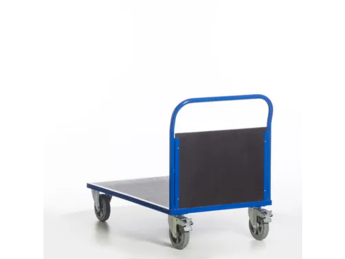 Platformwagen 1000kg Laadvlak Lxb 1200x800mm 1 Kopwand Ral 5010