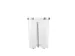 Hana 2 Pedaalemmer 25 liter Wit