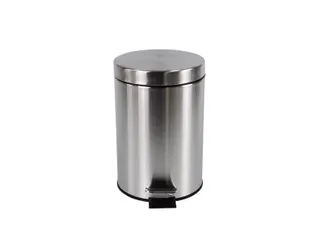 Afvalbak BRASQ pedaalemmer 3 liter rvs metaal - 2