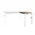 Bureau Linesto N4 aanbouwtafel 80x60cm hav/kers 25mm wit