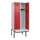 locker met bank,HxBxD 2120x800x815mm,2vak,vak B 400mm,cilinderslot