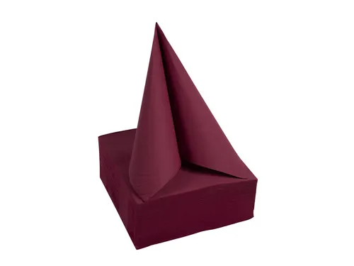 Servet Pronappe 1/4 vouw 2-laags 380x380mm 40 vel bordeauxrood