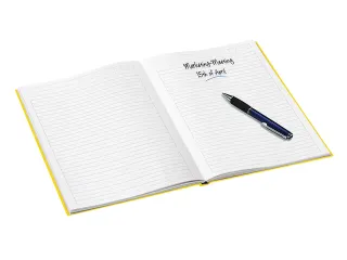 Notitieboek Leitz WOW A5 lijn geel - 2