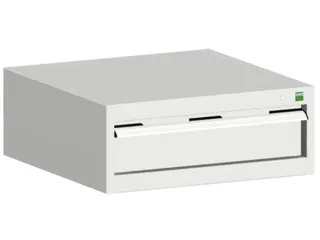 ladekast HxBxD 250x650x650mm 1lade RAL7035 front RAL7035 - 1