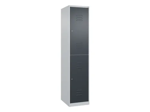 dubbeldekse locker,HxBxD 1850x400x500mm,1x2vak.,vak B 400mm