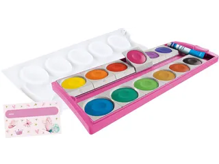 verfdoos 735/K12, glitter roze, 12 napjes - 2