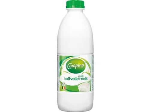 Melk Campina halfvol petfles houdbaar 1 liter