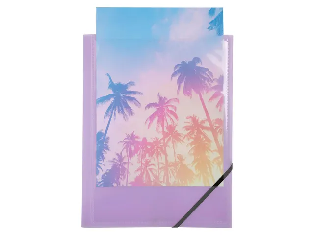 Elastomap Kreacover A4 3 Kleppen Assorti Pastel