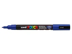 Verfstift Posca PC3M Fijne punt 0,9-1,3mm Donkerblauw