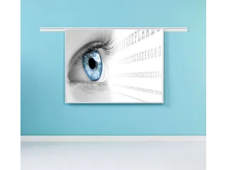 PartnerLine Rail Projectiebord Mat Wit 118x189cm 16:10 - 2