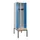 locker met bank,voor scheiding van kleding,HxBxD 2120x600x815mm,2vak