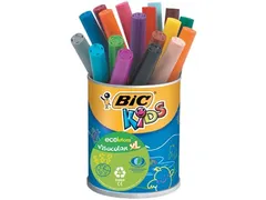 Viltstift Visacolor XL Ecolutions 18 stiften in een metalen pot