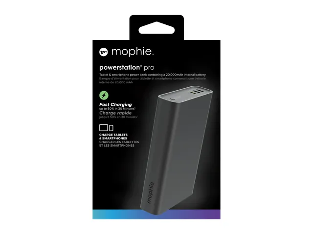 mophie Powerstation Pro, 20000 mAh, Zwart