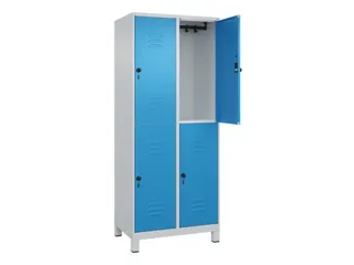dubbeldekse locker,HxBxD 1950x800x500mm,2x2vak.,vak B 400mm - 2