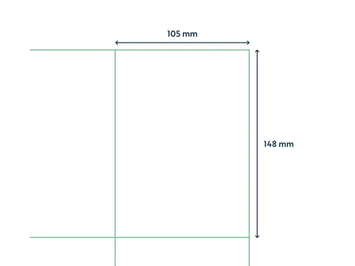 Etiket Qbasic A4 1.000 vel 105x148mm 4000 labels