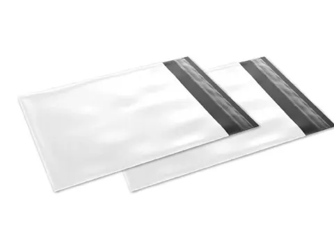 Verzendzakken Coex PE 250x350mm + 50 mm 55 micron 500 stuks