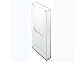 OUTLET Wandfolderhouder Acryl 1/3 A4 Staand Transparant Voordeelbundel - 1