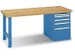 Établi Hxlxp 850X2000X800Mm 5Tiroirs Code-Lock Hêtre 50Mm Finition R