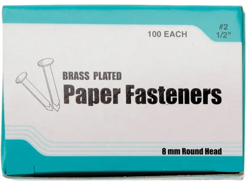 Boite Avec 100 Attaches Parisiennes, 12 Mm