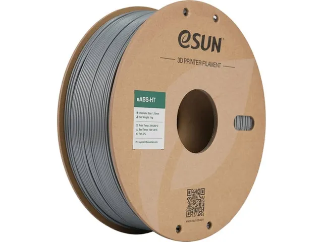 eSUN 3D printer Filament eABS-HT 1,75mm Lichtgrijs 1kg