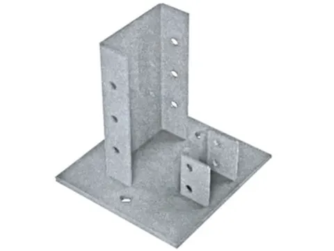 voetplaat,v. palletstelling,BxD 211x200mm,staal vuurverzinkt