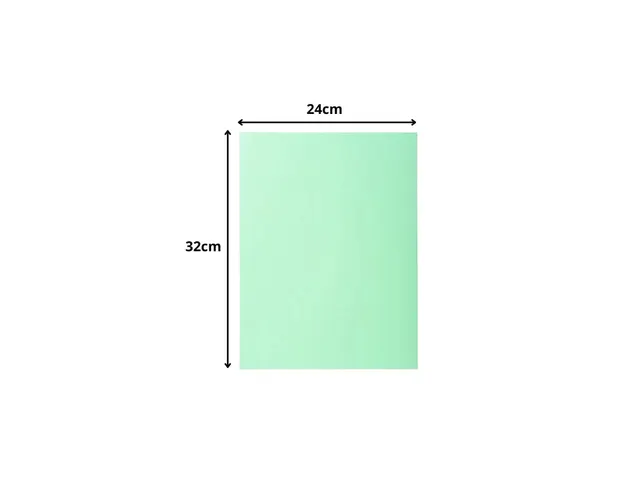 50 dossiermappen met 2 kleppen SUPER 250 - 24x32cm-Lichtgroen