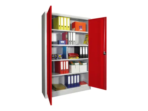 universele kast,HxBxD 1950x1200x400mm,RAL7035,front RAL3000