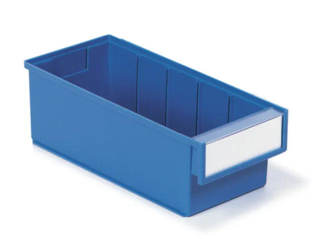 stellingbak,HxBxD 100x132x300mm,PP,blauw