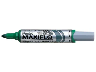 Viltstift Pentel MWL5M Maxiflo whiteboard groen 3mm - 1