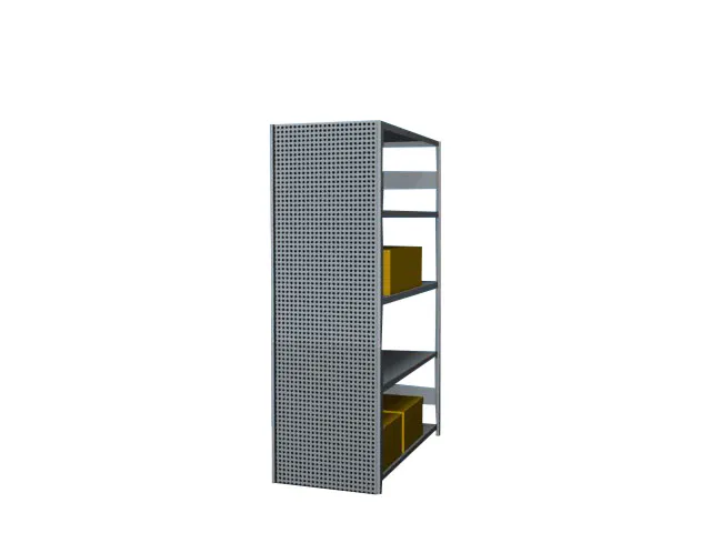 paroi latérale p. rayonnage sans boulons HxP 2000x600mm galvanisé