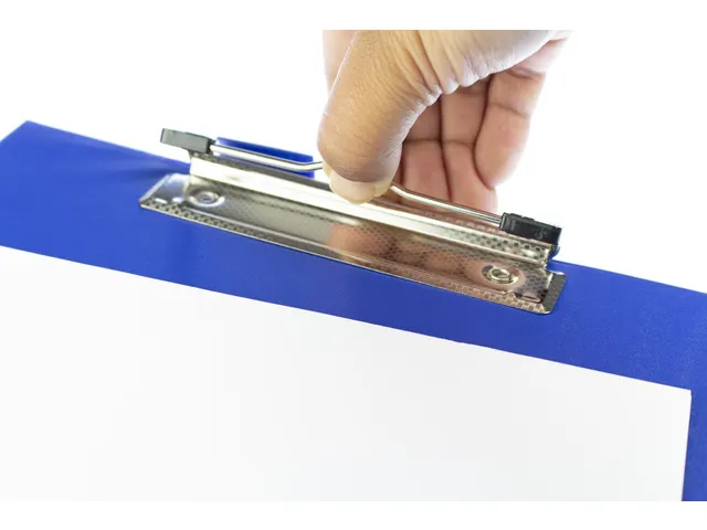 Klemmap Seco A4+ m klep blauw