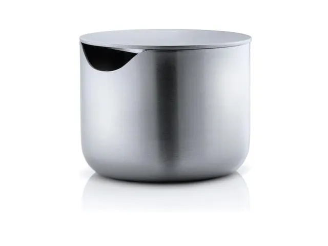 Blomus suikerpotje met deksel 6,6x5,2cm mat RVS