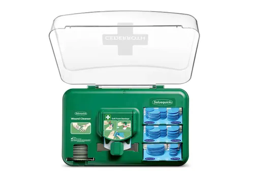 Wond dispenser Cederroth Salvequick blauw