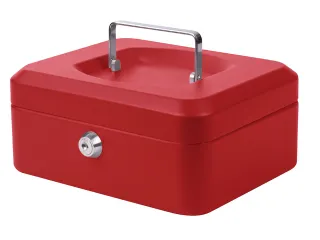 Geldkist Quantore 200x160x90mm rood - 2