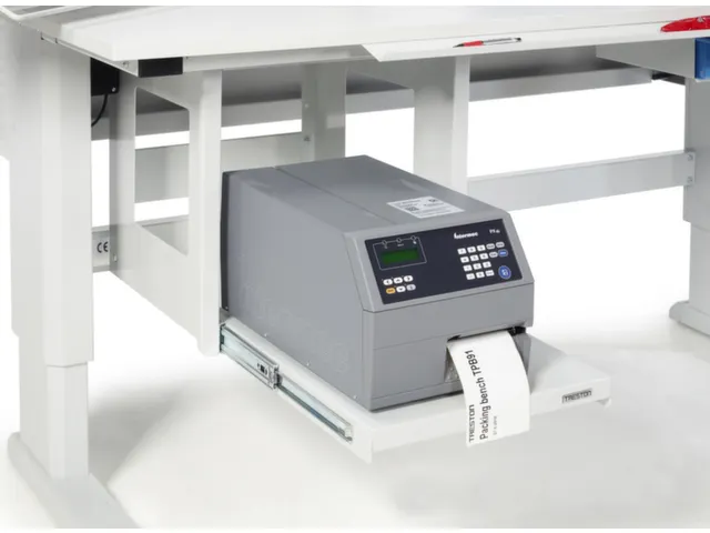support d'imprimante,p. table d'emballage,HxlxP 506x500x535mm,acier