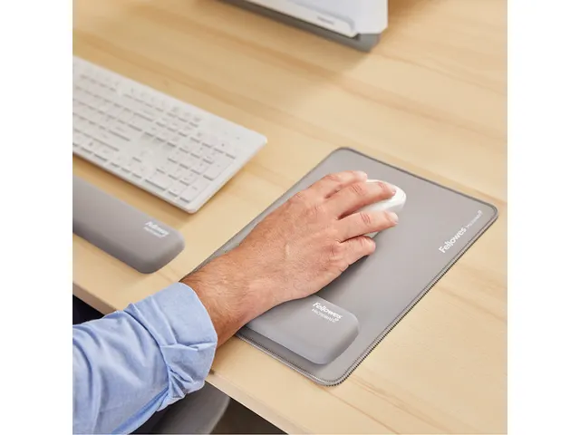 Polssteun Fellowes Breyta palm grijs 6x18cm