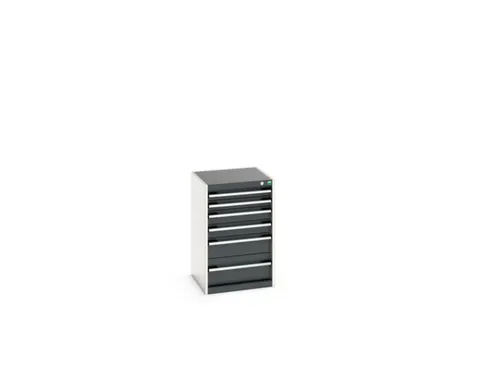 ladekast HxBxD 800x525x525mm 6laden romp RAL7035 front RAL7016