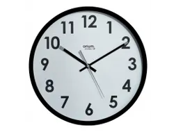 Wandklok CEP Orium Naturalis 31cm geruisloos uurwerk zwart